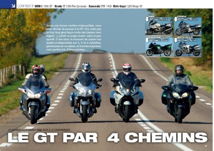 Motomag 282 : La BMW K1600 GT face à 3 rivales