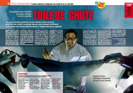 Conso : Jeans renforcés. Rouler 