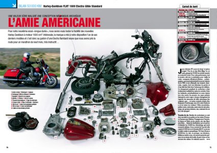 50 000 km Harley-Davidson FLHT 1600