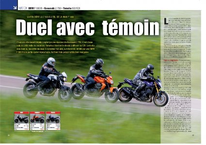 Match roadsters FZ8, Z 750, F 800 R