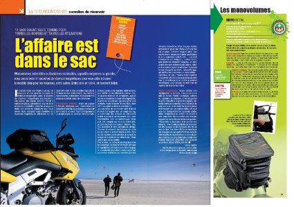 Test consomotards : sacoches de réservoir