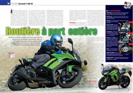 Moto Mag n°273 : essai Kawasaki Z 1000 SX