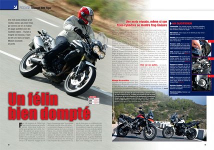 Moto Mag n°273 : essai Triumph 800 Tiger/XC