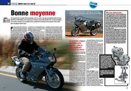 Rodages : BMW F 800 S & F 800 ST
