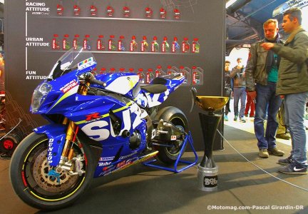 Salon Moto Légende : Motul et la Suzuki du Bol d’or 2016