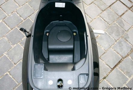 Sym 125 Tonik : petit coffre