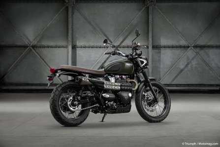 Triumph Street Scrambler : look rétro mais équipement néo