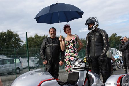 Finale side-car VMA au Vigeant : la Dame du TT