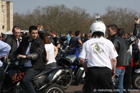Manif de Paris : les moto-taxis en masse