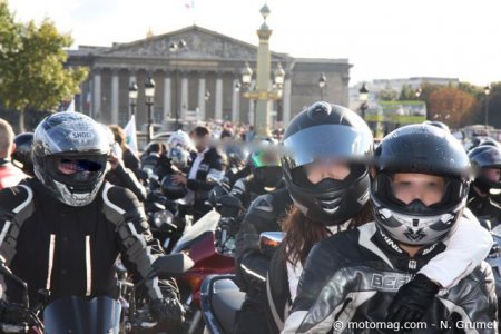 Sécurité routière : les motards devant l’Assemblée
