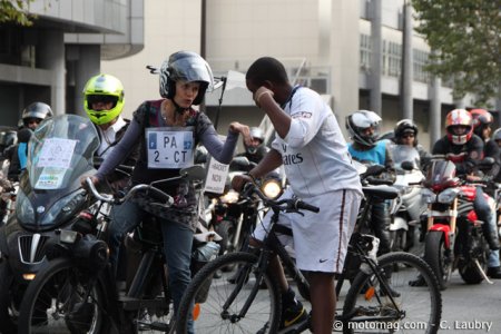 Contre le CT moto - Paris : PA2CT en tête