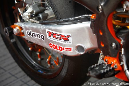 Chpt du monde Supermoto : bras préparé