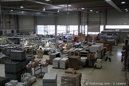 Schuberth : une usine particulièrement moderne