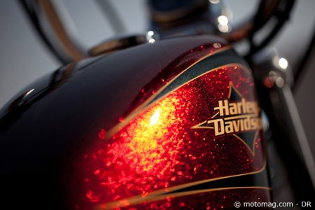 News 2012 Harley Sportster 72 : paillettes touch