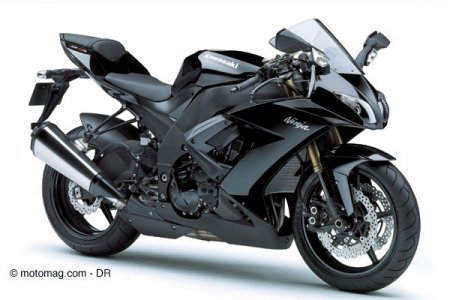 Kawasaki ZX 10-R 2008 : black