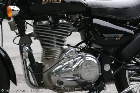 Royal Enfield 500 EFI : monobloc