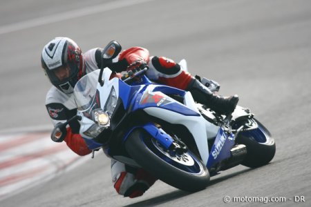 Essai Suzuki GSX 600 R : sur piste