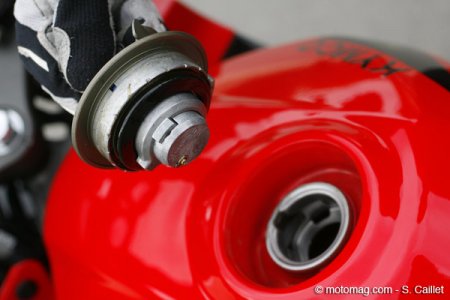 Kymco 125 Quannon : réservoir