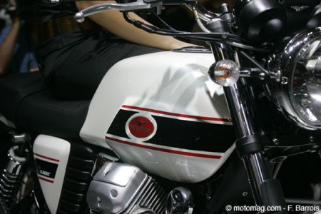 Moto Guzzi V7 Classic : du relief