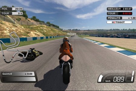 En course