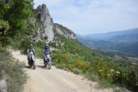 Moto Trail Tour de Provence, panorama