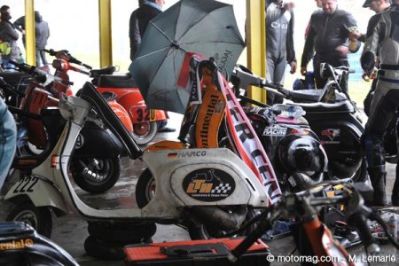 Scootentôle : vue du paddock