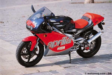 Aprilia RS 125 : bridée en France...