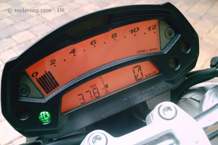 Ducati 696 Monster : compteur