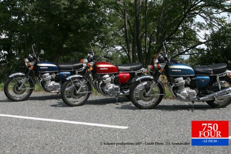 Honda CB750 Four K2. Modification de détails.