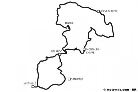 Tracé de l’étape
