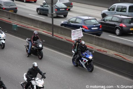 Manif FFMC, vous y étiez : périph 6