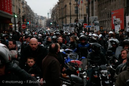 Manif FFMC, vous y étiez : rue de Rivoli 17