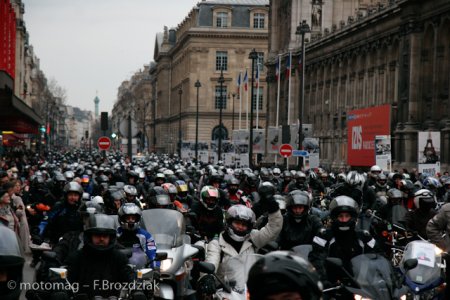 Manif FFMC, vous y étiez : rue de Rivoli 18