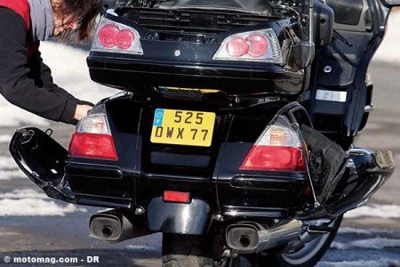 Honda 1800 Goldwing : valises grand luxe