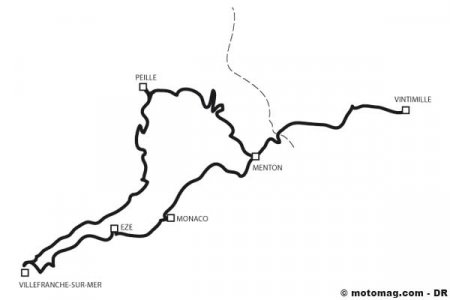 Tracé de l’étape