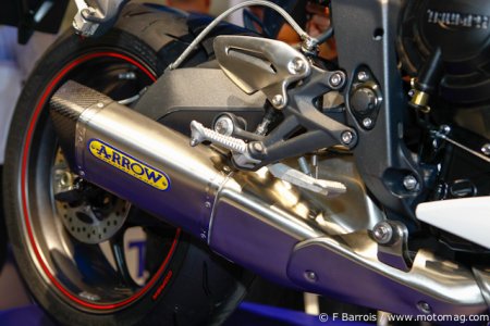 Triumph 675 Street triple : moins de poids