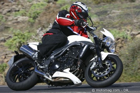 Triumph Speed Triple : freins et courbes