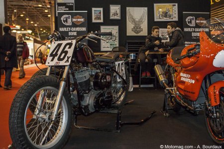 Rétromobile : Harley dirt-track
