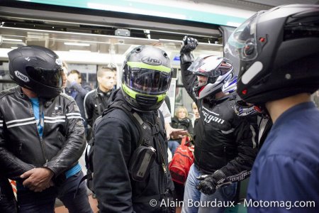 Manif FFMC à Paris : métro, c’est trop !