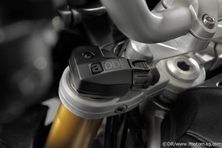 Milan - Aprilia Caponord 1200 : suspensions pilotées