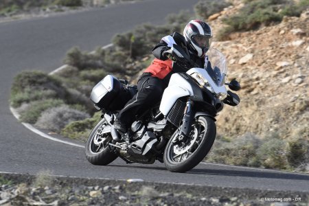 Ducati 950 Multistrada : en blanc et pack Touring