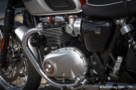 Triumph Bonneville T120 : moteur moderne designé rétro