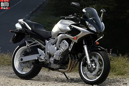 Le freinage avant de la Yamaha 600 FZ6 est assuré par 2 disques de 298 mm ; l’arrière par 245 mm.