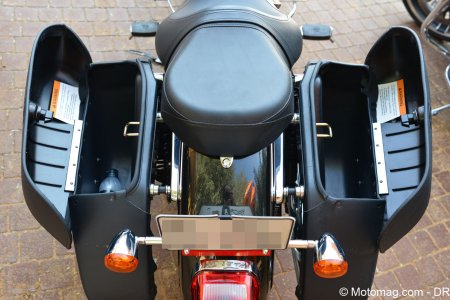 Harley-Davidson SuperLow 1200T : faible contenance des valises