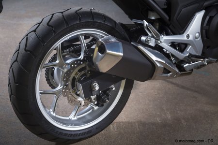 Honda NC 750 X : échappement écolo mais sonore