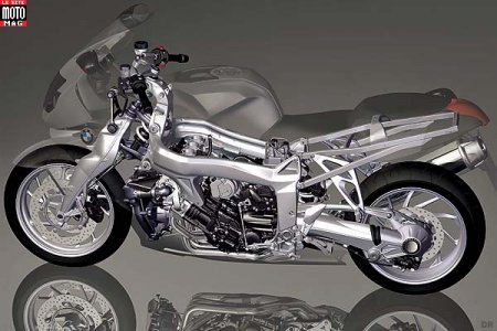 BMW K 1200 S : partie cycle originale