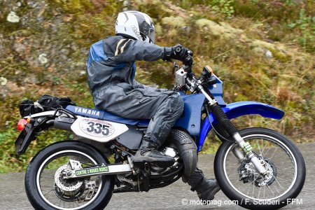 Mathias Courtaud sur un 125 DTLC
