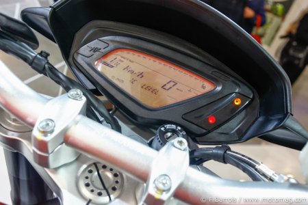 Milan - MV Agusta 800 Brutale : bloc compteur