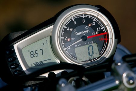 Triumph 675 Street Triple : tableau de bord