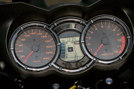 Kawasaki KLV 1000 : tableau de bord